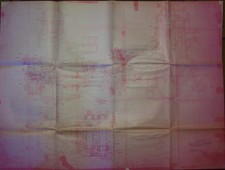 Puch Werke Graz Motorrad Motor 1931 Konstruktionszeichnung Plakat Plan dekorativ