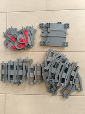 großes Set mit Schienen Lego Duplo Zug Eisenbahn