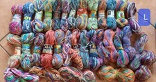Marken- Sockenwolle Reste aus dem Hause Opal 4fädig  1170 Gramm versch. Serien