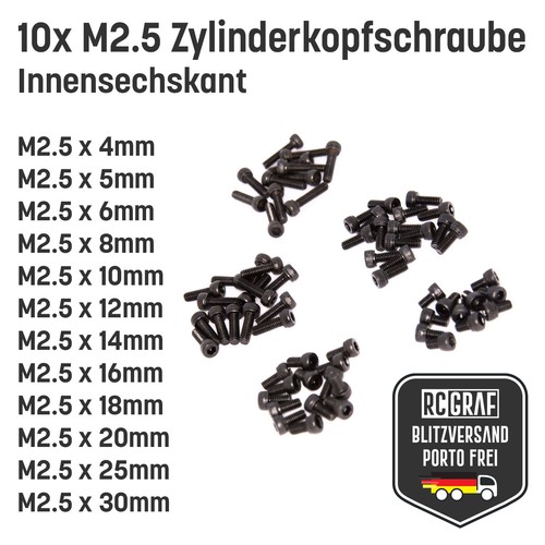 10x innensechskantschraube - 10x,