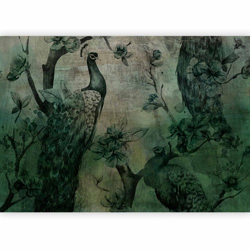 Pfau vogel blumen - pfau,