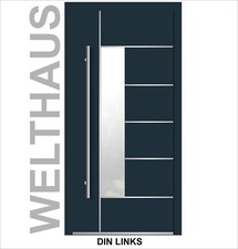Haustür WeltHaus WH75 Aluminium mit Kunststoff Gutschein LA40 Dortmund Ud=0,8