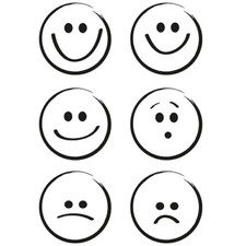 Efco Stempel Clear Smileys