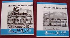  Citykurier 2010 "Straßen-Bahnen Osttühringen" 199 CentTyp Gotha ** und gestempe
