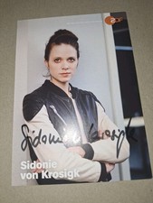 Autogrammkarte Sidonie Von