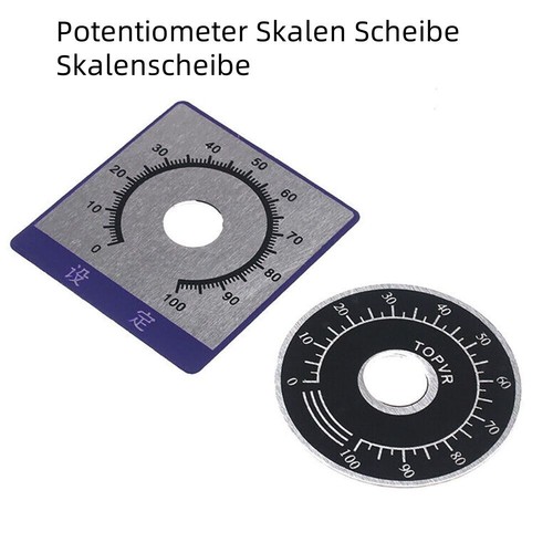 Potentiometer skalen scheibe - potentiometer,