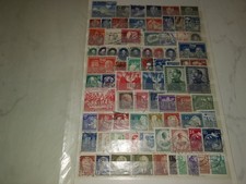 DDR  2 Steckkartenseiten postfrische/ungebrauchte und gestempelte Marken Anfang