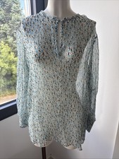 Dorothee Schumacher Seidentunika transparent Gr 36 Gr 2