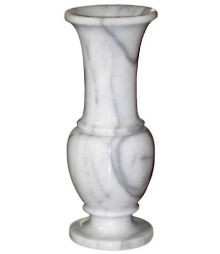 Cbam weißer marmorgarten vase - weißer,