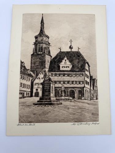 Alte radierungen w - , romberg