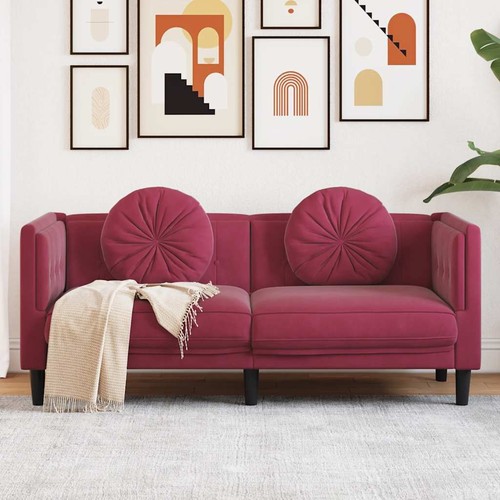 Sofa samt mit kissen - samt,