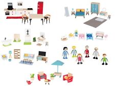 Playtive Puppenhausmöbel Echtholz Puppenmöbel Möbel Puppenhaus Biegepuppen