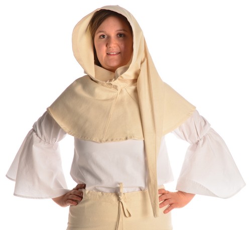 Mittelalter gugel ampflise aus - mittelalter,