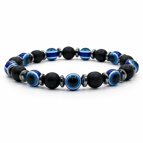 Perlen armband onyx - perlen, mit