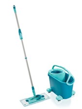 Leifheit Bodenwischer Set CLEAN TWIST M Ergo für Parkett  & Holzböden + Rollen