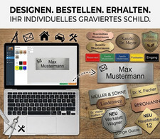Namensschild für Klingel