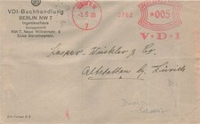 849294) DR FST Blg. VDI Buchhandlung Berlin 1928