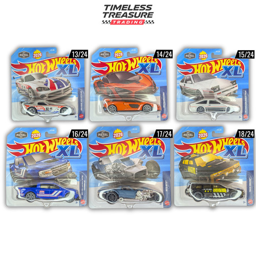 Hot wheels modelle 43 - xl, 1:43