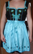 Fuchs Trachten  Dirndl, Gr. 34, Gr. XS, Trachtenmode, passen zum Oktoberfest