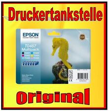orig. Multipack T0487 EPSON STYLUS PHOTO RX500 RX600 RX620 RX640 