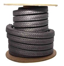 1m Chesterton 370 Kohlefaser Stopfbuchs-Packung 6mm Dichtschur Graphitpackung