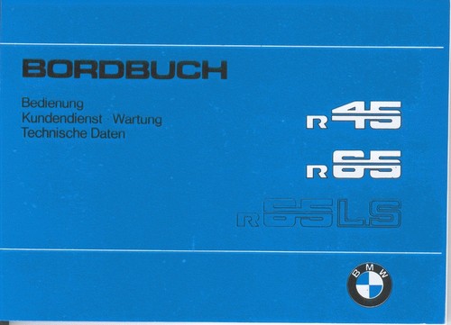 Bmw bordbuch - bordbuch, /