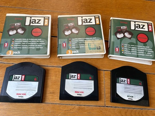Menge iomega jaz - 3x, discs