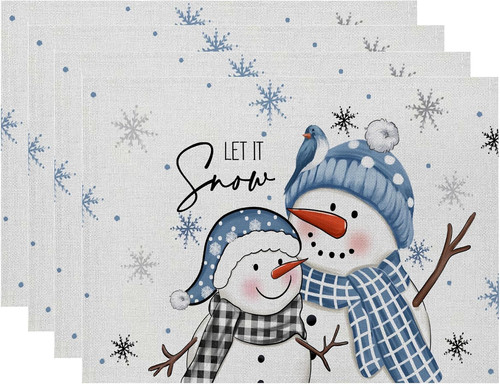4er set platzset weihnachten - platzset,