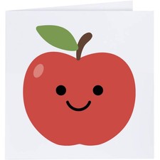 Grußkarten adam der apfel - grußkarten,