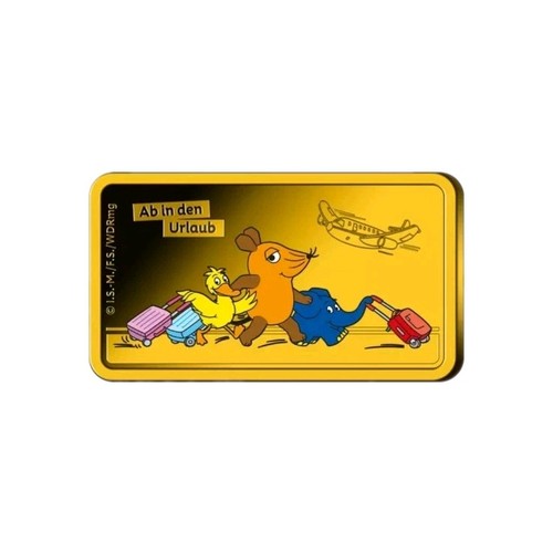 Goldbarren die maus ab in - die,