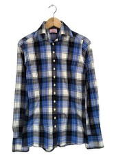 UMANI Holzfällerhemd Damen Hemd Gr. DE 38 blau-schwarz-weiß Casual-Look