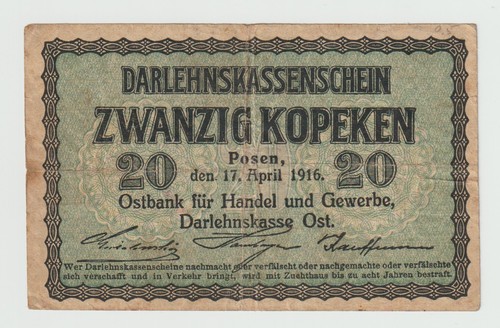 Kopeken 1916 darlehnskasse - kopeken,