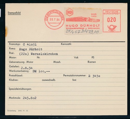 S0168 francotyp afs - francotyp,