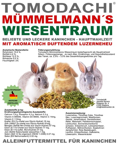 Kaninchenfutter strukturfutter - kaninchenfutter,