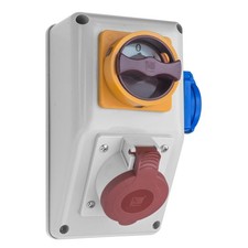 Kombi Wandsteckdose 5 polig