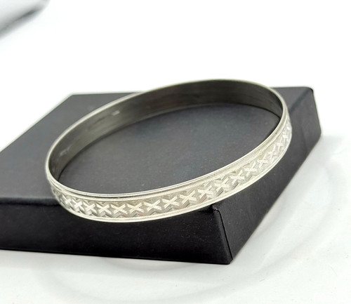 835 silber vintage armreif mit - silber,
