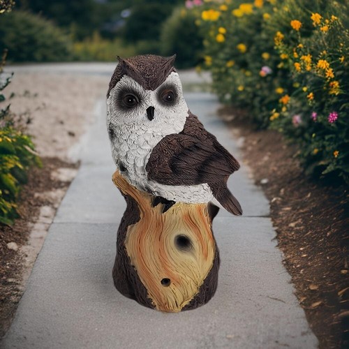 Dekofigur gartenfigur eule - dekofigur,