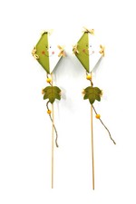 2er Set: Pflanzenstecker Deko-Blumentopfstecker "Drachen" Herbstdeko