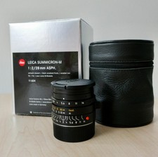 Leica Summicon-M 28mm 2.0 ASPH, schwarz 11604, 6-bit codiert *Neuwertig*