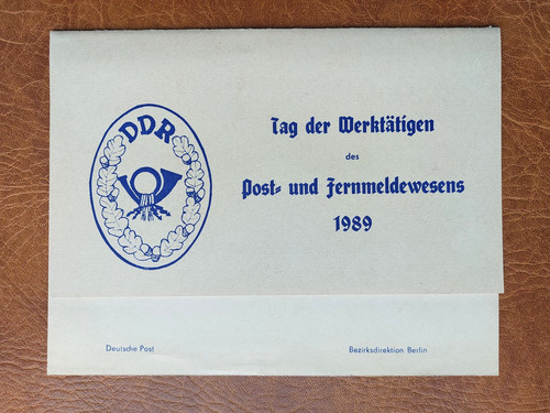 Gedenkblatt ddr tag - gedenkblatt,