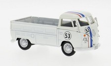 VW Volkswagen T1 Pick up - #53  - white - Cararama 1:43