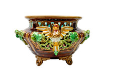 alte Keramik Obstschale