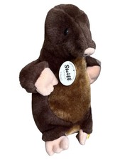 Steiff Maulwurf Kuscheltier Plüschtier Braun 18cm Original Diggy