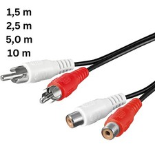 Cinch Kabel Verlängerung 1,5m