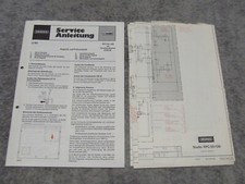 Schaltplan Service Manual für Stereoanlage Grundig RPC50 / GB mit CBS50