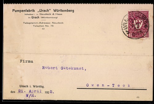 Urach württemberg - ak,