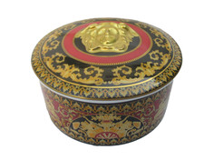 Deckeldose  Rosenthal Versace ,  Medusa , Durchmesser ca 10 cm