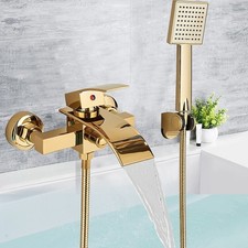 Gold Badewannenarmatur