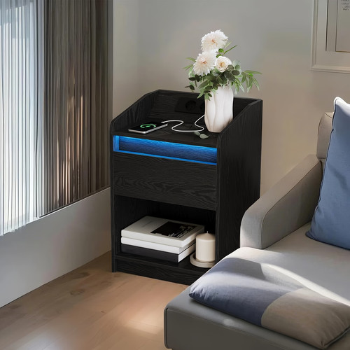 Nachttisch mit led licht - nachttisch, led-licht