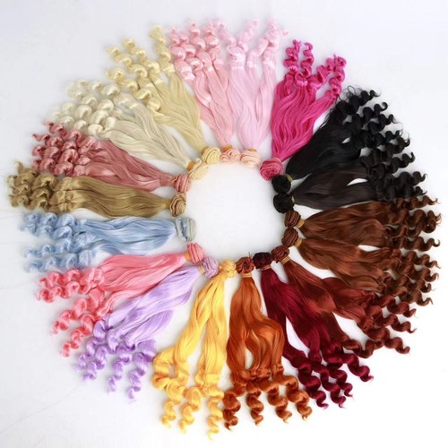 Puppe zubehör haare 20x100 - -,
